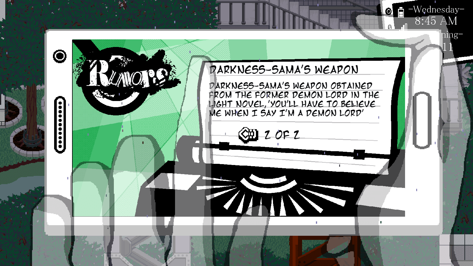Rumors Menu
